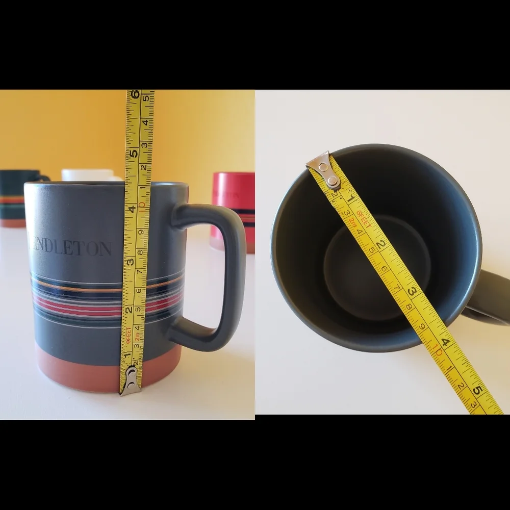 Pendleton National Parks Collectible Mug 18 Oz Stoneware Mugs Colorful Red Mug